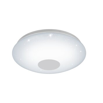 Eglo VOLTAGO-C Lámpara de Techo LED Aspecto de cristal, Blanca, 1 luz, Cambia de color