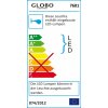 Globo GORDON Aplique LED Aluminio, Cromo, 3 luces