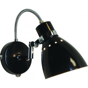 Steinhauer SPRING Aplique Negro, 1 luz