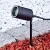 Estacas para jardín LED Froslev Negro, 1 luz