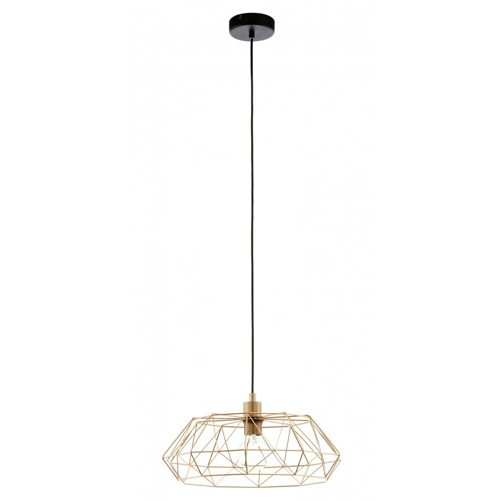Eglo CARLTON 2 Lámpara colgante Cobre, Negro, 1 luz main product photo