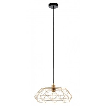 Eglo CARLTON 2 Lámpara colgante Cobre, Negro, 1 luz Eglo CARLTON 2 Lámpara colgante Cobre, Negro, 1 luz