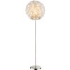Globo Lámpara de pie Níquel-mate, 1 luz Globo Lámpara de pie Níquel-mate, 1 luz