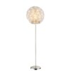 Globo Lámpara de pie Níquel-mate, 1 luz Globo Lámpara de pie Níquel-mate, 1 luz