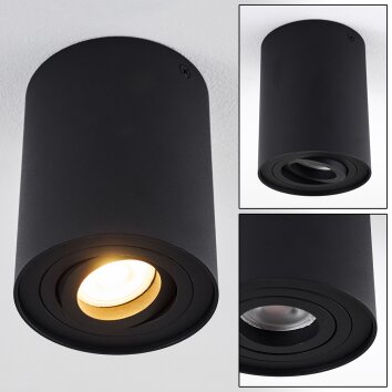 Quimper Lámpara de Techo Negro, 1 luz
