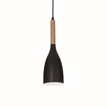 Ideal Lux MANHATTAN Lámpara Colgante Negro, 1 luz