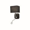 Ideal Lux HOLIDAY Aplique LED Negro, 1 luz