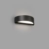 Faro Barcelona Oval Aplique Gris, 1 luz