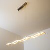 Hopedale Lámpara colgante LED Cromo, Níquel-mate, 1 luz