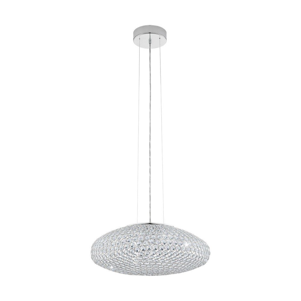 Eglo CLEMENTE Lámpara colgante Cromo, Aspecto de cristal, 3 luces main product photo