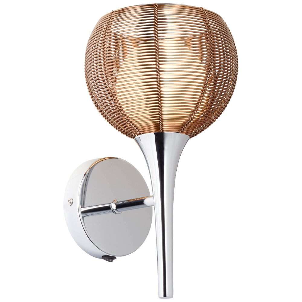 Brilliant RELAX Aplique Bronce, Cromo, 1 luz main product photo