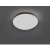 Leuchten-Direkt SKYLER Lámpara de techo LED Acero bruñido, Blanca, 1 luz, Mando a distancia, Cambia de color