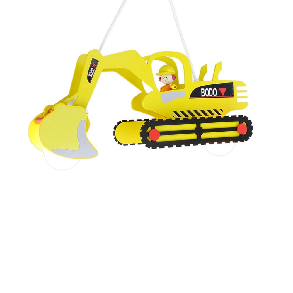 Elobra BODO Lámpara Colgante Amarillo, 2 luces main product photo