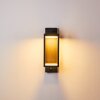 Faroer Aplique para exterior LED Antracita, 1 luz, Sensor de movimiento