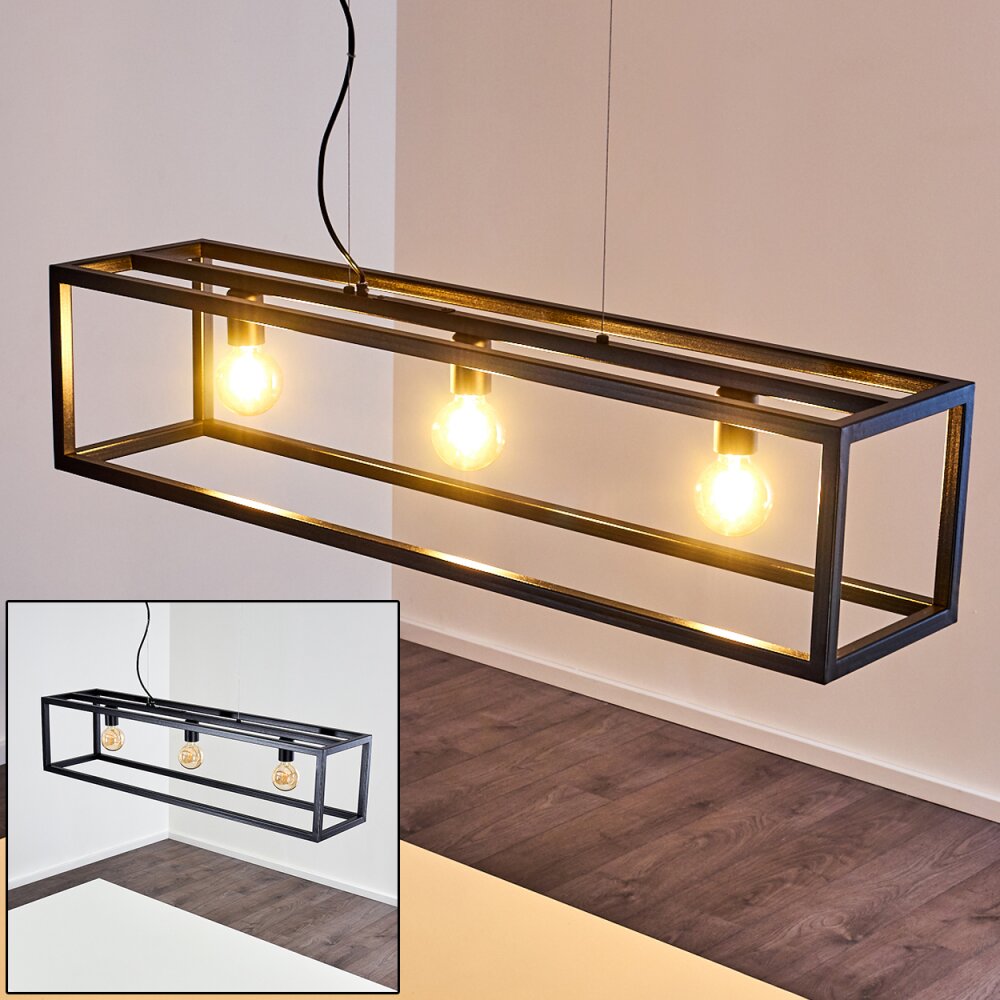 Paulins Lámpara Colgante Negro, 3 luces main product photo