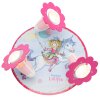 Elobra EINHORN Plafón circular con focos Rosa, 3 luces