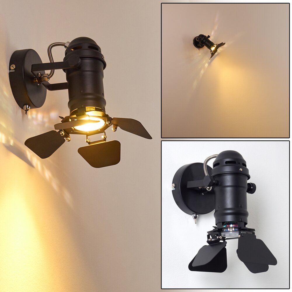 Lichinga Aplique Negro, 1 luz main product photo