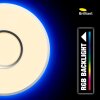 Brilliant Visitation Lámpara de Techo LED Plata, 1 luz, Mando a distancia, Cambia de color
