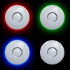 Brilliant Visitation Lámpara de Techo LED Plata, 1 luz, Mando a distancia, Cambia de color