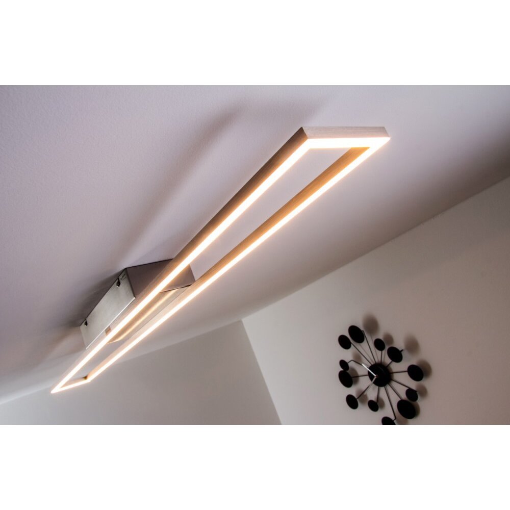 Paul Neuhaus Lámpara de techo LED Acero bruñido, 4 luces main product photo