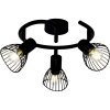 Brilliant Elhi Lámpara de Techo Negro, 3 luces