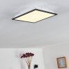 Salmi Lámpara de Techo LED Negro, Blanca, 1 luz