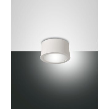 Fabas Luce Ponza Lámpara de Techo LED Blanca, 1 luz
