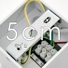Awuna Lámpara de Techo Blanca, 1 luz