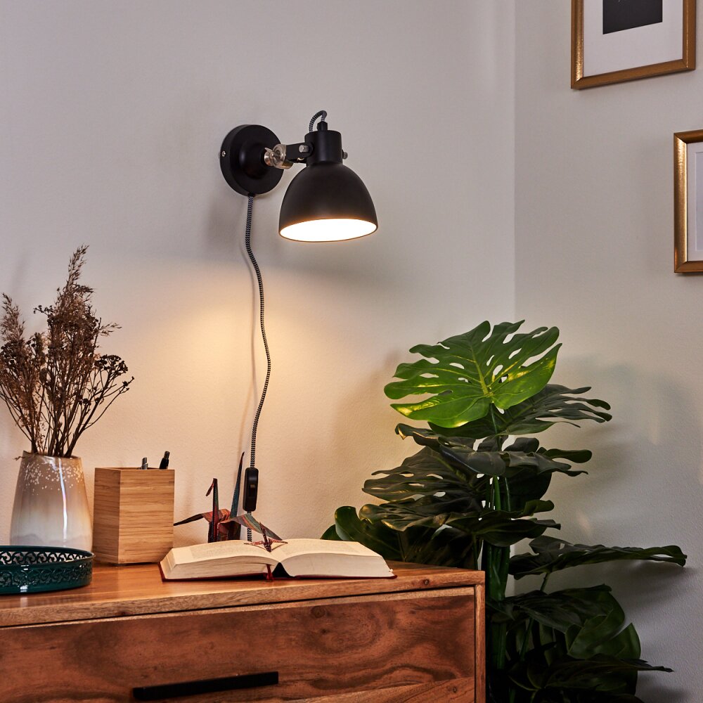 Tilton Aplique Níquel-mate, Negro, 1 luz main product photo