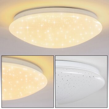 Norton Star Lámpara de Techo LED Blanca, 1 luz