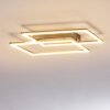 Veyrier Lámpara de Techo LED Acero bruñido, 2 luces