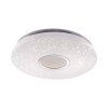 Leuchten-Direkt JONAS Lámpara de techo LED Acero bruñido, Blanca, 1 luz, Mando a distancia Leuchten-Direkt JONAS Lámpara de techo LED Acero bruñido, Blanca, 1 luz, Mando a distancia