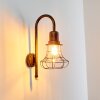 Borkan Aplique para exterior Marrón, oro, 1 luz, Sensor de movimiento