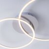 Leuchten-Direkt IVANKA Lámpara de Techo LED Níquel-mate, 1 luz