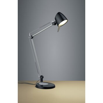 Trio RADO Lámpara de Mesa LED Negro, 1 luz