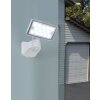 Lutec PERI Foco de pared para exterior LED Blanca, 1 luz, Sensor de movimiento