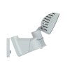 Lutec PERI Foco de pared para exterior LED Blanca, 1 luz, Sensor de movimiento