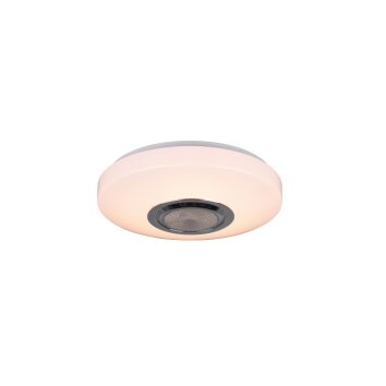 Lámpara de Techo Reality MAIA LED Blanca, 1 luz, Mando a distancia, Cambia de color