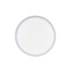Leuchten-Direkt FLAT Lámpara de Techo LED Blanca, 1 luz, Mando a distancia