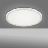 Leuchten-Direkt FLAT Lámpara de Techo LED Blanca, 1 luz, Mando a distancia