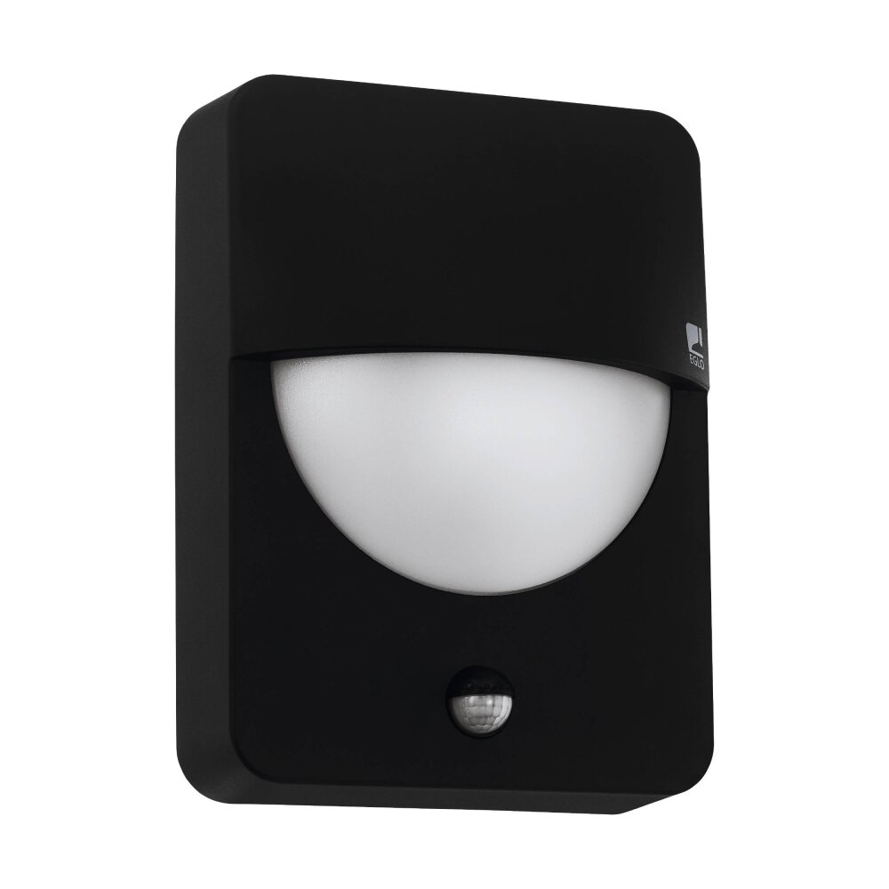 Eglo SALVANESCO Aplique Negro, 1 luz, Sensor de movimiento main product photo