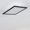 Essaouira Lámpara de Techo LED Negro, 1 luz, Mando a distancia