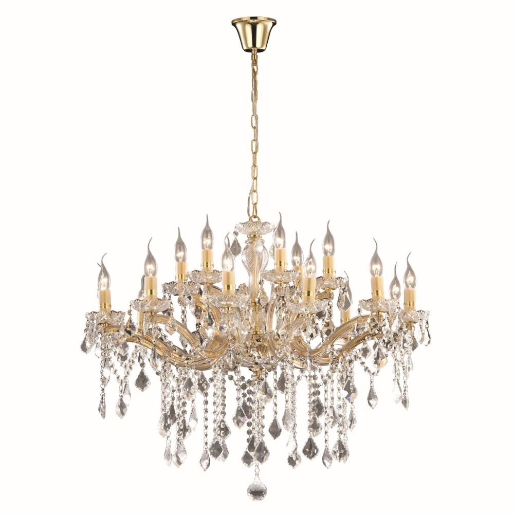 Ideal Lux FLORIAN Lámpara de araña dorado, 18 luces main product photo