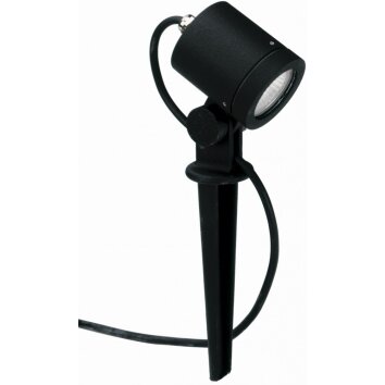 Albert 2197 Foco proyector jardin Negro, 1 luz