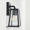 Hjerpsted Aplique para exterior Negro, 1 luz