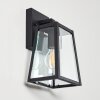 Hjerpsted Aplique para exterior Negro, 1 luz