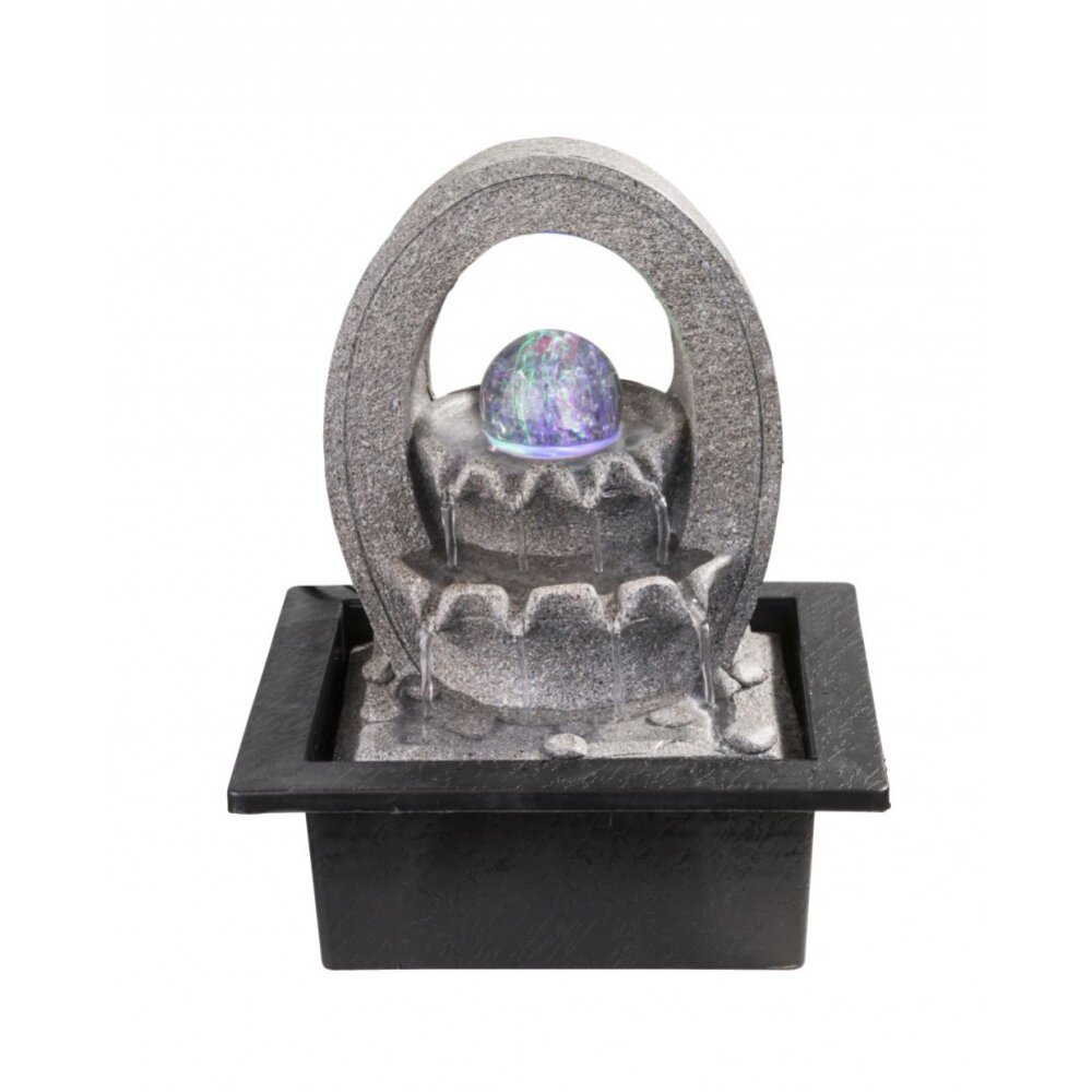 Globo ALBERT Fuente LED Gris, 4 luces, Cambia de color main product photo