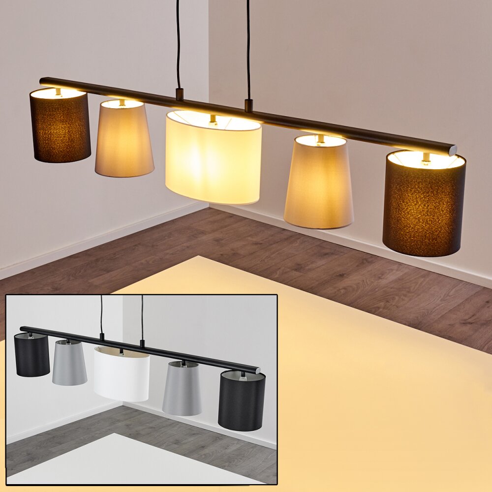 Aucilla Lámpara Colgante Negro, 5 luces main product photo
