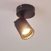 Kullaberg Lámpara de Techo Negro, 1 luz