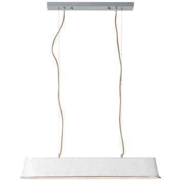 Brilliant Sudo Lámpara Colgante Blanca, 4 luces